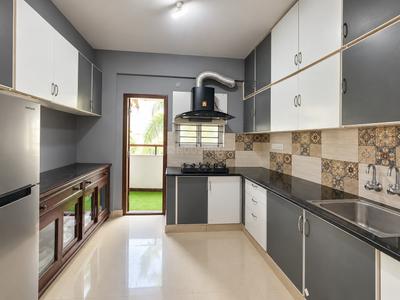 Kitchen Image of 1000 Sq.ft 2 BHK Apartment / Flat for sale in Balaji Sapthagiri Towers, Sorahunase Bengaluru for Rs. 6600000