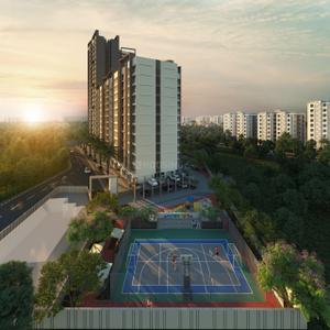 Image of 730 Sq.ft 2 BHK Apartment / Flat for sale in Poonam Vista, Virar West, Virar for Rs. 6500000