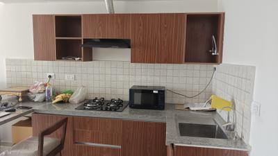 Kitchen Image of 975 Sq.ft 2 BHK Apartment / Flat for rent in Godrej The Suites, Jaypee Greens Greater Noida for Rs. 38000