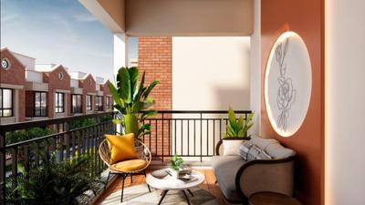 Balcony Image of 1418 Sq.ft 3 BHK Villa for sale in DAC Lords, Siruseri Chennai for Rs. 13500000