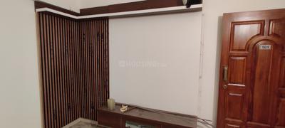 Living Room Image of 1040 Sq.ft 2 BHK Apartment / Flat for rent in SGM Petals, Parappana Agrahara Bengaluru for Rs. 40000