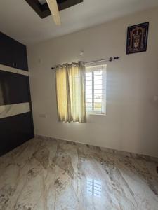 Bedroom Image of 850 Sq.ft 1 BHK Builder Floor for rent in Badamanavarathekaval Bengaluru for Rs. 10500