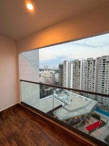 Balcony Image of 1400 Sq.ft 3 BHK Apartment / Flat for rent in Sumadhura Folium, K R Puram Bengaluru for Rs. 70000