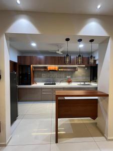 Kitchen Image of 2380 Sq.ft 3.5 BHK Apartment / Flat for rent in Shivalik Sharda Harmony, University Area Ahmedabad for Rs. 60000