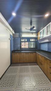 Kitchen Image of 1200 Sq.ft 2.5 BHK Apartment / Flat for rent in Laxmi Narayan Complex, Kopar Khairane Navi Mumbai for Rs. 55000