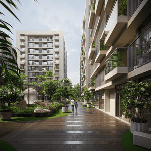 Building Image of 1440 Sq.ft 2 BHK Apartment / Flat for sale in The Olive, Gota Ahmedabad for Rs. 7000000