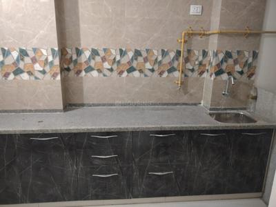 Kitchen Image of 850 Sq.ft 1 BHK Apartment / Flat for rent in Gulmohar Nirvana II, Ghuma Ahmedabad for Rs. 18000