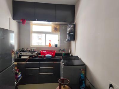 Kitchen Image of 320 Sq.ft 1 RK Apartment / Flat for rent in Nyati Elysia, Kharadi Pune for Rs. 24000