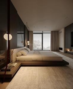 Bedroom Image of 3850 Sq.ft 4.5 BHK Penthouse for sale in Mantra One Residences by Burgundy, Mundhwa Pune for Rs. 80000000