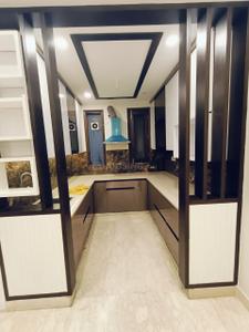 Kitchen Image of 1000 Sq.ft 3 BHK Builder Floor for rent in Anand Vihar New Delhi for Rs. 36000