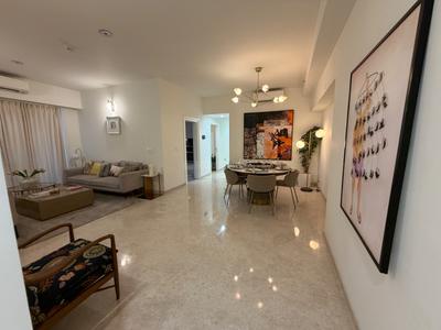 Hall Image of 1752 Sq.ft 2 BHK Apartment / Flat for rent in DLF One Midtown, Karampura New Delhi for Rs. 72000