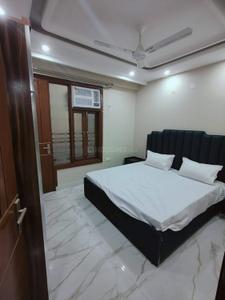 Bedroom Image of 500 Sq.ft 1 BHK Builder Floor for rent in Lajpat Nagar New Delhi for Rs. 24000