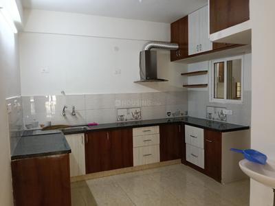 Kitchen Image of 1476 Sq.ft 3 BHK Apartment / Flat for rent in Garudachala Royal Homes, K R Puram Bengaluru for Rs. 35000