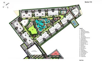 Image of 1800 Sq.ft 3.5 BHK Apartment / Flat for sale in Smartworld One DXP, Sector 113, Gurgaon for Rs. 27000000