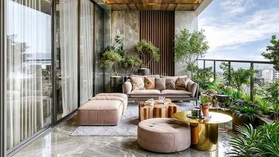Balcony Image of 2300 Sq.ft 3 BHK Apartment / Flat for sale in Equinox Embassy Citadel, Worli Mumbai for Rs. 142500000