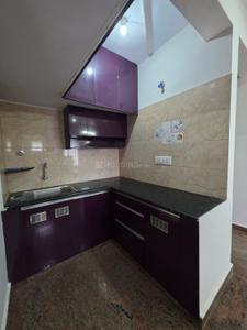 Kitchen Image of 480 Sq.ft 1 BHK Builder Floor for rent in Singasandra Bengaluru for Rs. 18000