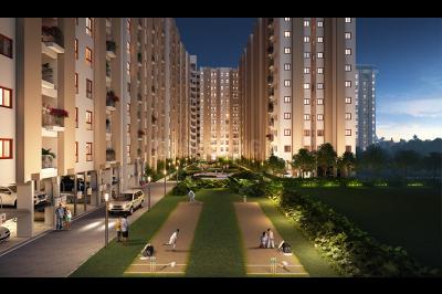 Image of 905 Sq.ft 2.5 BHK Apartment / Flat for sale in Solaris Joka, Joka, Kolkata for Rs. 5000000