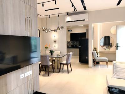 Living Room Image of 1500 Sq.ft 3 BHK Apartment / Flat for rent in Sobha Nesara, Kothrud Pune for Rs. 65000