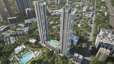 Image of 1680 Sq.ft 3 BHK Apartment / Flat for rent in Prestige Jasdan Classic, Jacob Circle, Mumbai for Rs. 255000