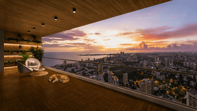 Image of 1297 Sq.ft 3 BHK Apartment / Flat for sale in Shree Naman Fifty Eight, Andheri West, Mumbai for Rs. 48100000