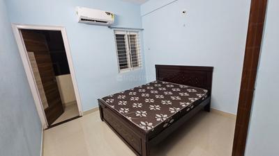 Bedroom Image of 1020 Sq.ft 2 BHK Apartment / Flat for rent in Hitech City Hyderabad for Rs. 39999