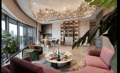 Living Room Image of 2835 Sq.ft 4 BHK Apartment / Flat for sale in Lodha The World Towers World One Tier II, Lower Parel Mumbai for Rs. 170000000