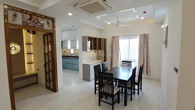 Dining Area Image of 2270 Sq.ft 3 BHK Apartment / Flat for rent in Sumadhura The Olympus, Financial District Hyderabad for Rs. 85000