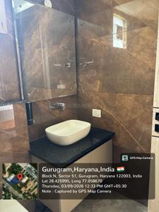 Image of 900 Sq.ft 1 BHK Apartment / Flat for rent in Sector 51, Gurgaon for Rs. 35000
