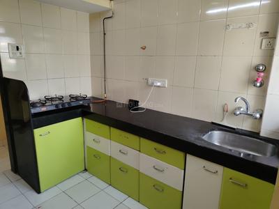 Kitchen Image of 600 Sq.ft 1 RK Apartment / Flat for rent in Thane West Thane for Rs. 20000