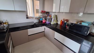Kitchen Image of 1300 Sq.ft 2 BHK Apartment / Flat for rent in Paramount Hill County, Kondapur Hyderabad for Rs. 40000