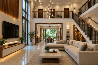 Living Room Image of 2000 Sq.ft 3 BHK Independent House for sale in Ollur Thrissur for Rs. 11800000