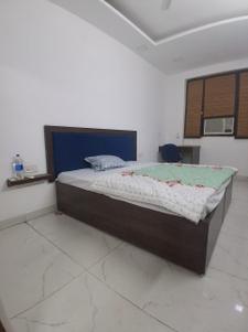 Bedroom Image of 700 Sq.ft 1 BHK Builder Floor for rent in Sector 57 Gurgaon for Rs. 22000