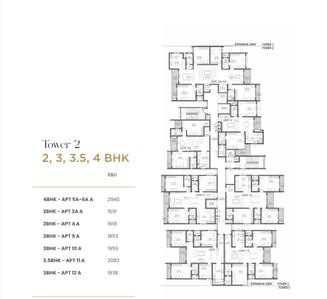 Image of 1800 Sq.ft 3 BHK Apartment / Flat for sale in Svamitva Soul Spring, HSR Layout, Bengaluru for Rs. 35000000
