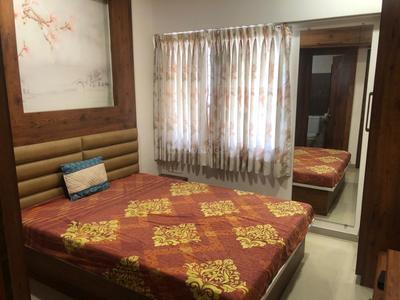 Bedroom Image of 1500 Sq.ft 3 BHK Apartment / Flat for rent in Makarba Ahmedabad for Rs. 52000