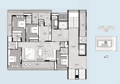 Image of 4646 Sq.ft 4 BHK Apartment / Flat for sale in Aaron Elinor 108, Thaltej, Ahmedabad for Rs. 44700000