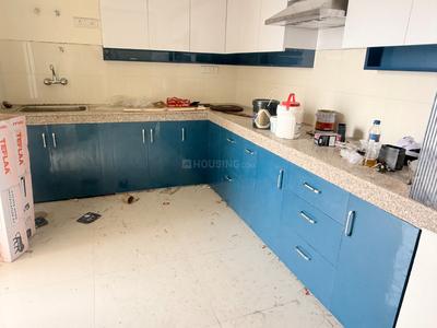 Kitchen Image of 1400 Sq.ft 3 BHK Apartment / Flat for rent in Rohit Grand, Guramba Lucknow for Rs. 20100