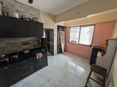 Kitchen Image of 800 Sq.ft 1 BHK Apartment / Flat for rent in Vasai West Vasai for Rs. 20000