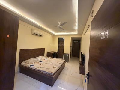 Bedroom Image of 500 Sq.ft 1 RK Apartment / Flat for rent in Adarsh Nagar Jaipur for Rs. 16000