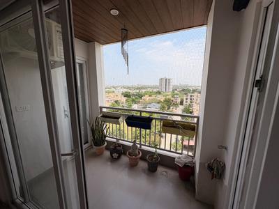 Balcony Image of 1114 Sq.ft 3 BHK Apartment / Flat for rent in Frame The Grand Fortune, Sirsi Jaipur for Rs. 40000