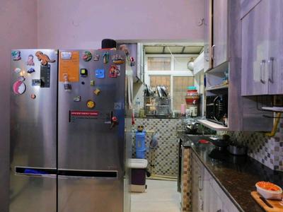 Kitchen Image of 1485 Sq.ft 3 BHK Apartment / Flat for sale in Niho Saffron Scottish Garden, Indirapuram Ghaziabad for Rs. 13900000