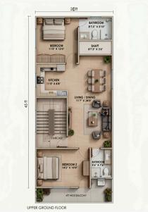 Image of 902 Sq.ft 3.5 BHK Independent House for sale in Shri Shyam Properties and Builders SS Floor - 14, Sector 105, Gurgaon for Rs. 14500000