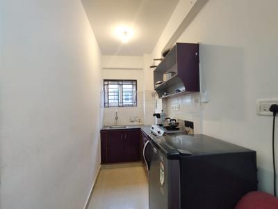 Kitchen Image of 550 Sq.ft 1 BHK Apartment / Flat for rent in BTM Layout 2nd Stage Bengaluru for Rs. 19000
