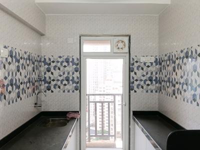 Kitchen Image of 550 Sq.ft 1 BHK Apartment / Flat for rent in Raunak Bliss Phase A A3, Kasarvadavali Thane for Rs. 26000