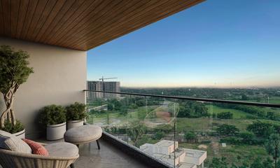 Balcony Image of 3865 Sq.ft 4 BHK Apartment / Flat for sale in Vesu Surat for Rs. 23200000