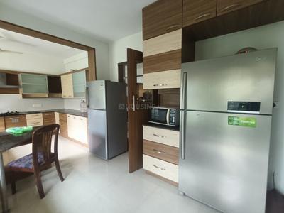Kitchen Image of 1515 Sq.ft 3 BHK Apartment / Flat for rent in Sorake Iris, Bejai Mangalore for Rs. 32000