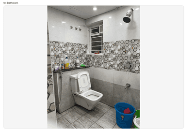 Bathroom Image of 1085 Sq.ft 2 BHK Apartment / Flat for sale in Abhee Nandana, Harlur Bengaluru for Rs. 12000000