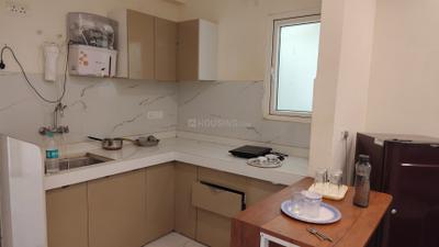 Kitchen Image of 1100 Sq.ft 2 BHK Apartment / Flat for rent in Shri Kishanpura Jaipur for Rs. 25000