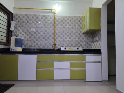 Kitchen Image of 1450 Sq.ft 3 BHK Apartment / Flat for sale in Deep Satyadeep Heights, Makarba Ahmedabad for Rs. 10000000