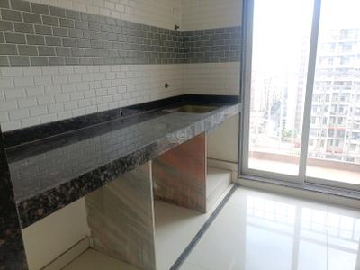 Kitchen Image of 650 Sq.ft 1 BHK Apartment / Flat for rent in Sai Proviso Icon, Kalamboli Navi Mumbai for Rs. 21000