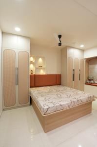 Bedroom Image of 980 Sq.ft 2 BHK Apartment / Flat for rent in Goyal My Home Punawale, Wakad Pune for Rs. 45000